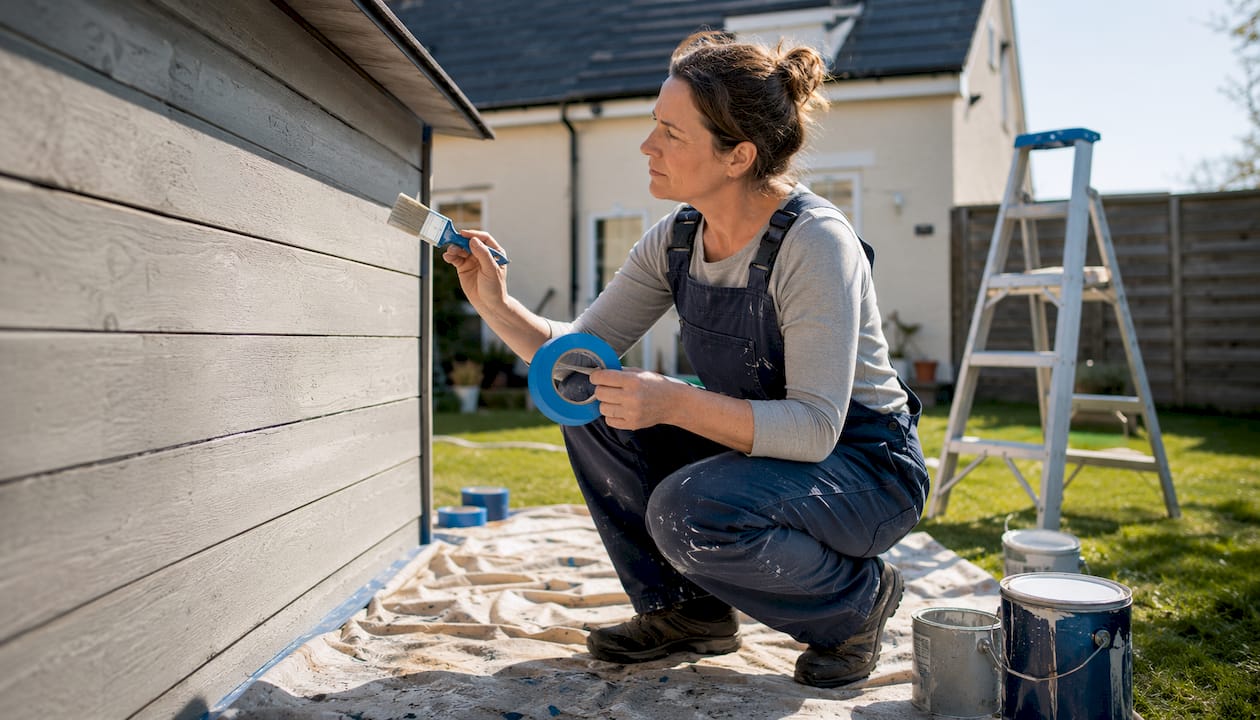Irish homeowner preparing room for painting