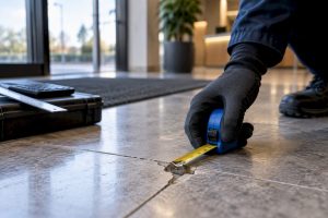 Measuring damaged property during insurance assessment